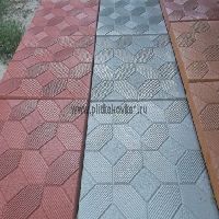 Тротуарная плитка Ковер 500х500х50 серый